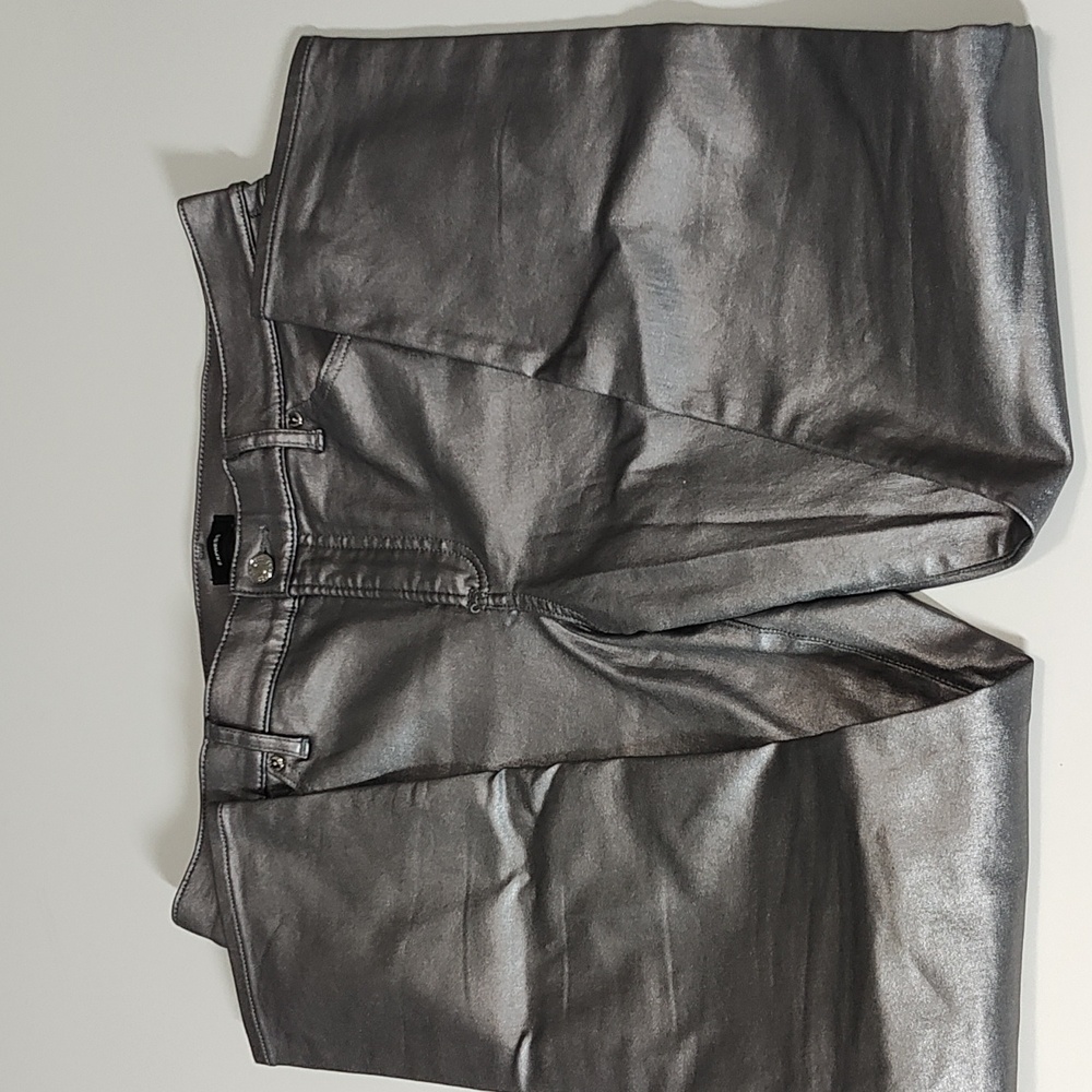 Express gunmetal coated skinny jeans, size 12R